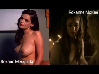 nude actresses (roxane mesquida, roxanne mckee) in sex scenes scenes milf